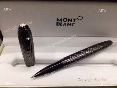 AAA Grade Copy Montblanc Daniel Defoe Writers Edition Rollerball Pen Black